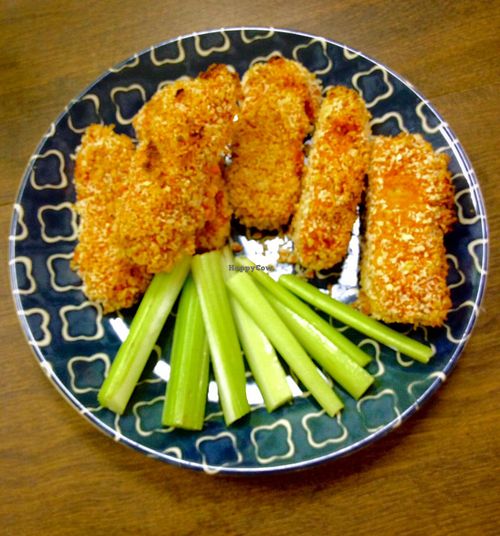 Buffalo Tempeh Tenders  at Chickpea in Worcester