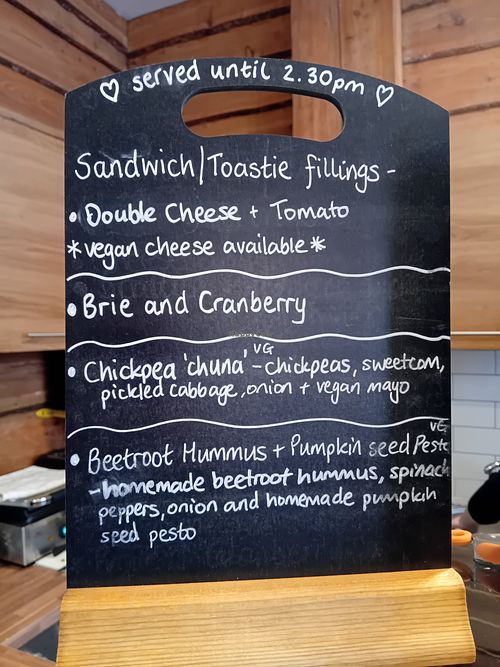 Daily specials at The Kitchen Table in Dundee