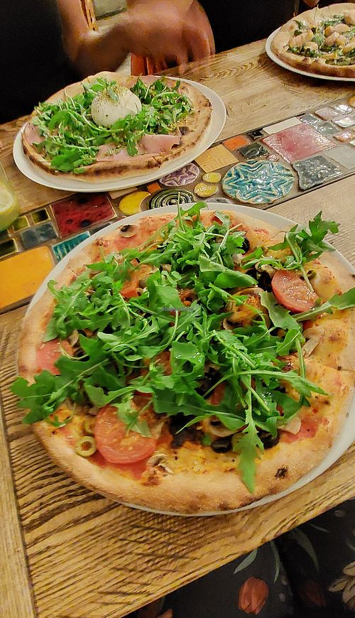 Margherita without cheese but with vegetables. at Pizzerie Piccolo in Moravskoslezský Kraj