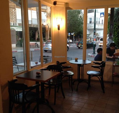 Inside at Cafe Nini in Tel Aviv