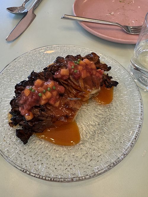 Tamari Glazed Oyster Mushroom (off menu)  at Hilda and Jesse in San Francisco