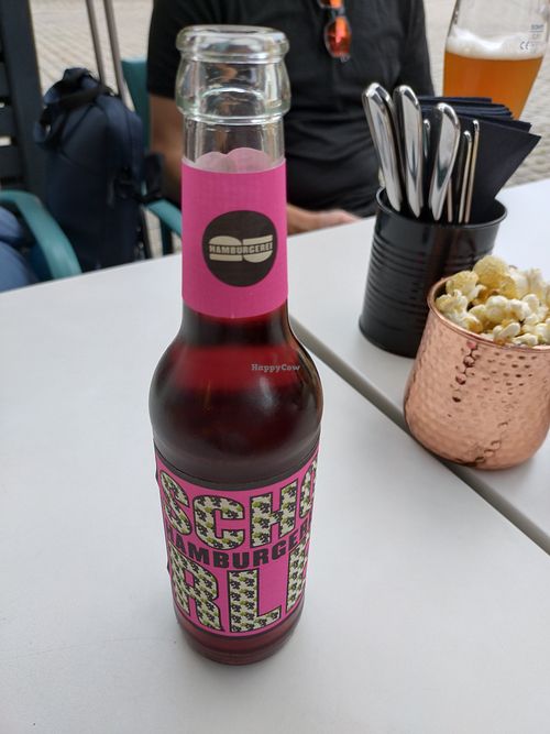 Johannisbeerschorle at Hamburgerei Kempten in Bayern