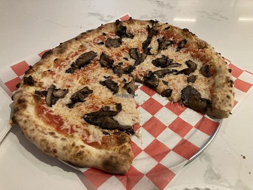 Vegan pie  at Pizza Box in New York