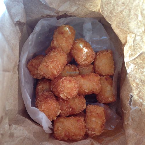 Tater tots! at The Mindful Mermaid Cafe in Key Largo