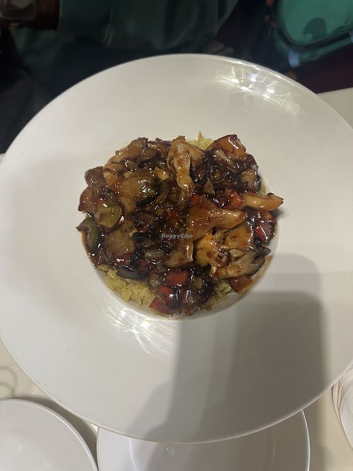 Oyster Mushroom Stir Fry  at Sophusion in Lansdowne