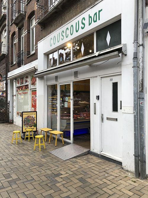 The bar in the Javastraat   at Couscousbar Amsterdam in Noord-holland