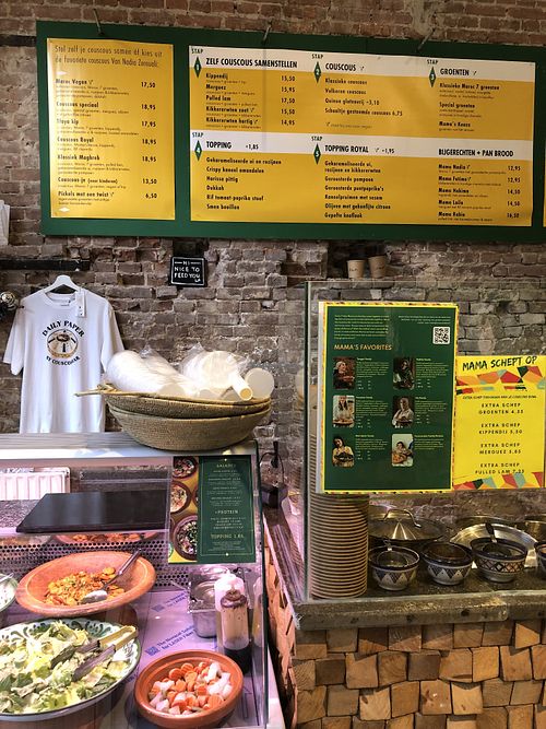 Options  at Couscousbar Amsterdam in Noord-holland