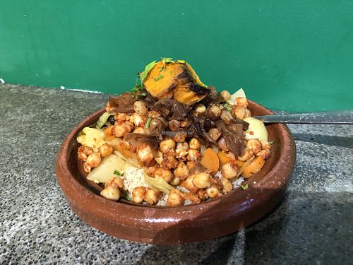 Maroc vegan couscous   at Couscousbar Amsterdam in Noord-holland