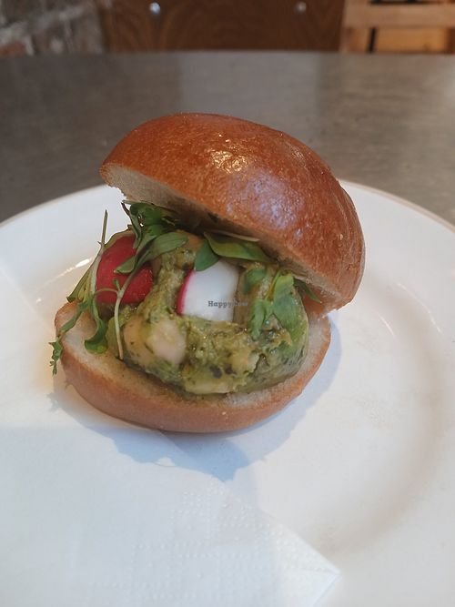 Mini avocado & chickpea slider - £3 at GAIL's Bakery Pimlico in England