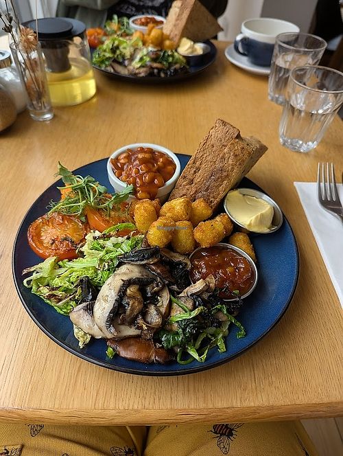 Vegan breakfast at Dysh Coffee & Kitchen in Sheffield