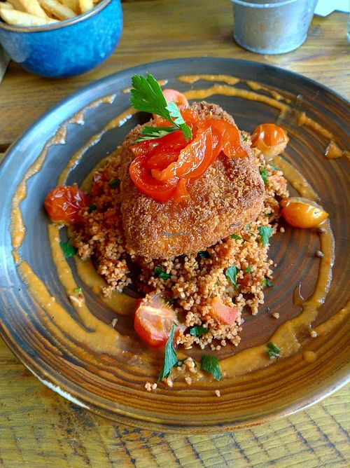 Panko smoked tofu at Victoria Inn, Salcombe in Salcombe