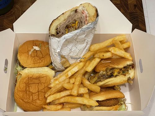   at JRT Gate 3 - Holy Burger in New York