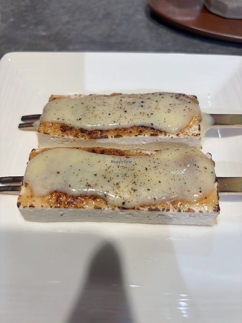 Dengaku tofu yummy!!  at Chaya Café Atarashiya - 茶屋cafe あたらしや in Fukui