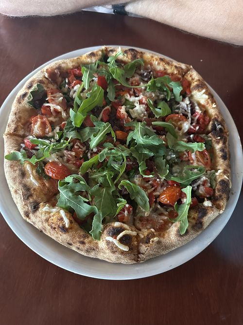 The Veganitor Pizza  at The Claddagh Wood Fired Pizzeria in Comunidad Valenciana