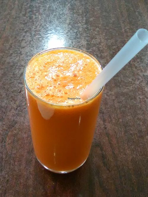 Freshly squeezed fruit juice.  at Fruits and Roots in Johannesburg