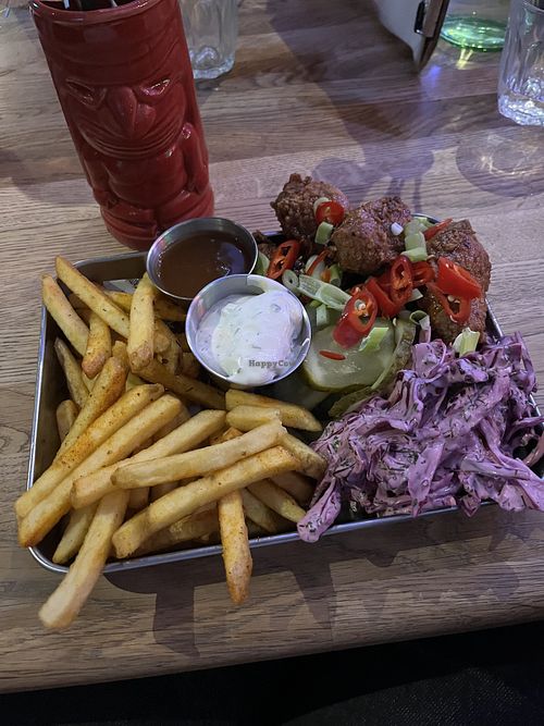 Hot honey combo plate  at Paradise Palms Edinburgh  in Edinburgh