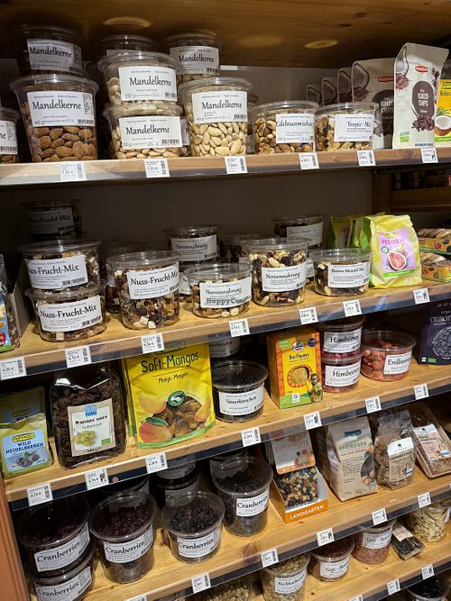 nuts  at Reformhaus in Sachsen