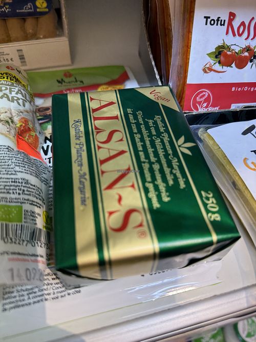vegan butter  at Reformhaus in Sachsen
