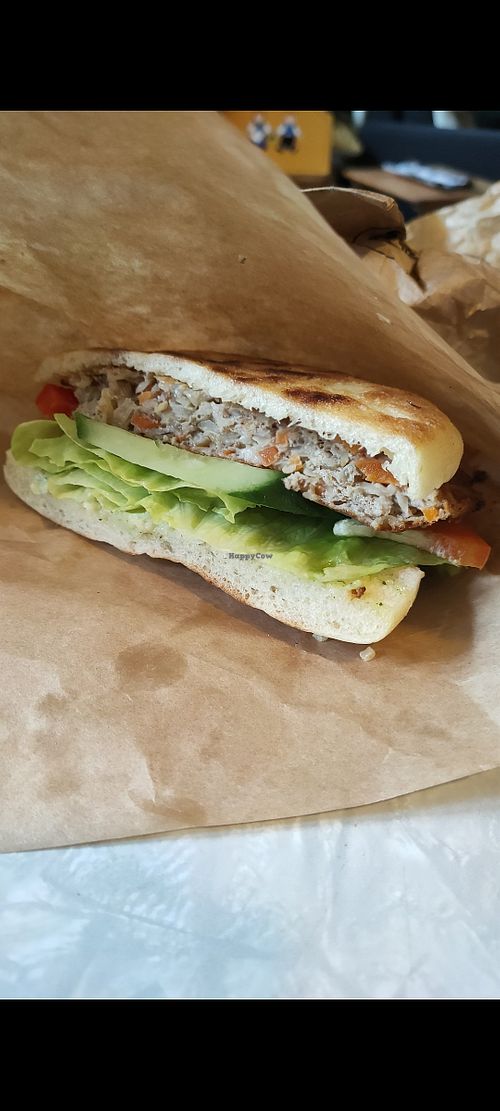 Sweet potato sandwich at Mamas Mat Kafè in Oslo