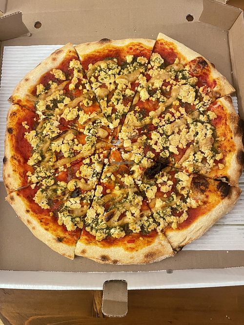 Vegan Praise Cheesus  at Bonza Pizza in Wellington County