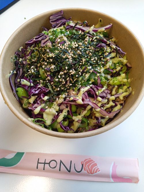 Vegan bowl at Honu Tiki Bowls - Donauzentrum  in Vienna