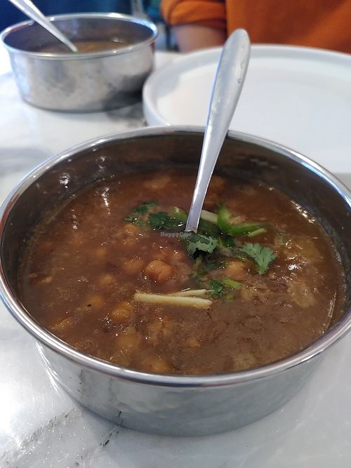 Chickpea dish (September 2025) at Cegin Punjabi in Ceredigion