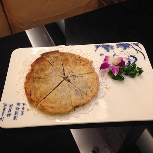 Savoury cake at XiangJi Ge Vegetarian in Shanghai