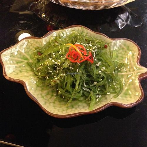 Seaweed salad at XiangJi Ge Vegetarian in Shanghai