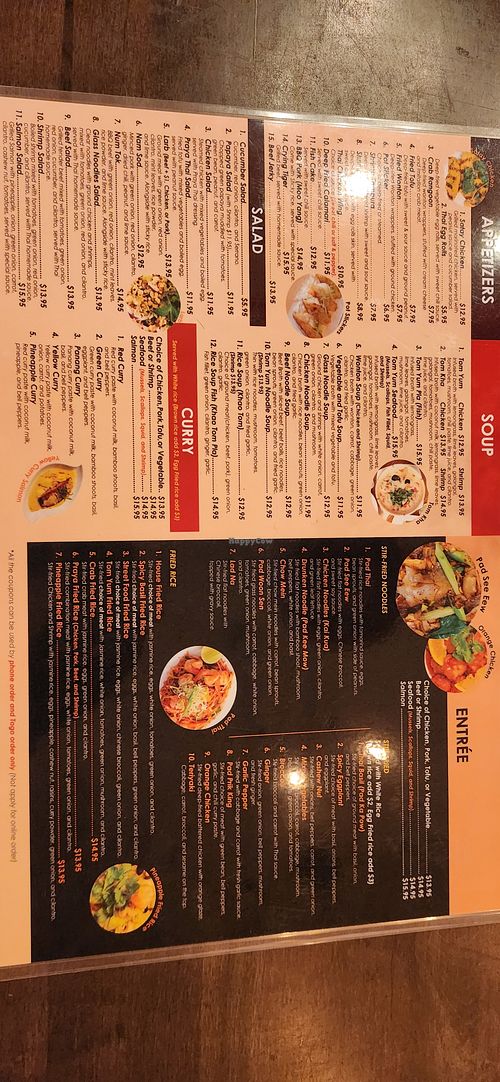  at Praya Thai Dining in Las Vegas