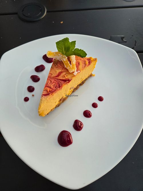 "Please cake" with house made vegan ice cream at Nell Thorn in La Conner