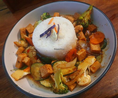 Tofu curry at Daintree Siesta Accommodation & Campground in Diwan