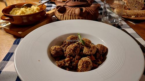 Polpette di ceci e polenta at La Maison de Filippo in Valle D'aosta