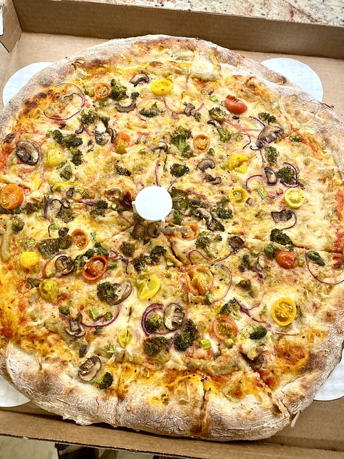 VEGAN VEG  at Wowee Zowee Pizza in Tustin