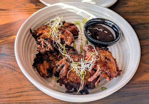 Onion bhaji 28 September 2025 at Tamarind in Brighton