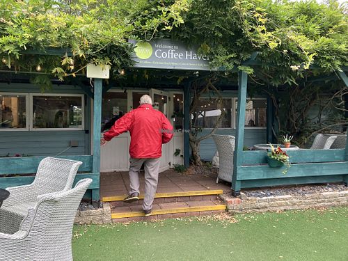 Front of cafe  at Sprowston Garden Centre in England