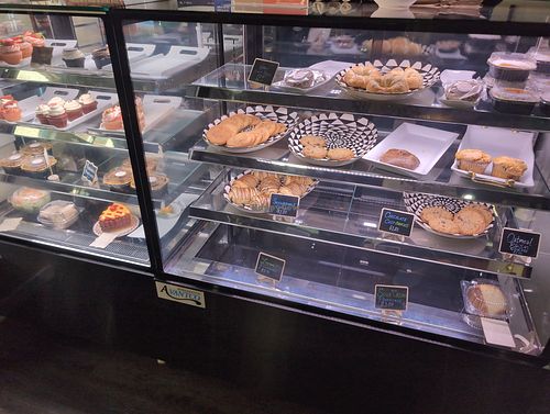 Pastries (not sure which are vegan except the navy bean pie) at Sweet Tooth Cafe in Washington