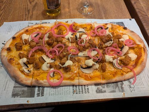 Vegobites flatbread at Mocca deli Kalmar in Kalmar Län