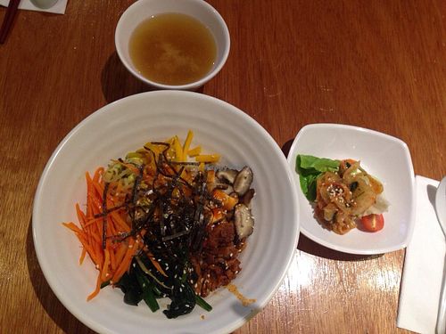 Korean rice at The Real Hut - Yuan Su Xiao Zhu in East Singapore