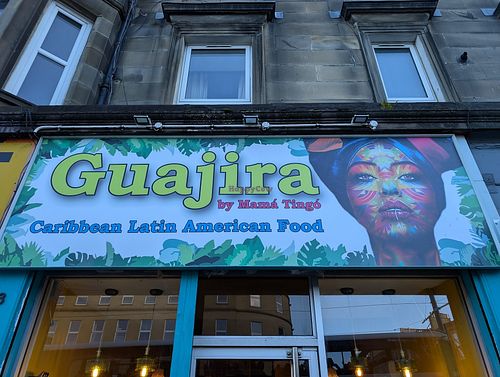 Shop front at Guajira by Mama Tingo in Edinburgh