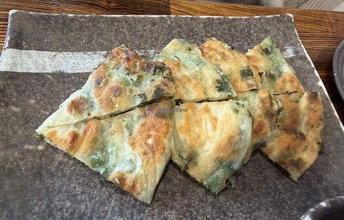 Chive pancake  at Dumpling Home in San Francisco