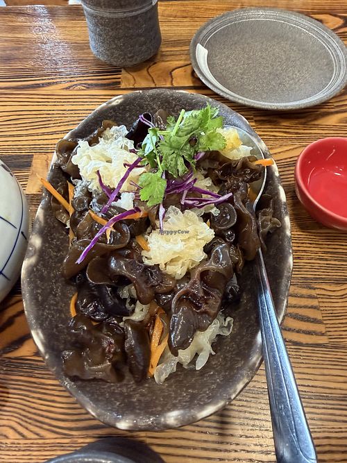 Woodear mushrooms   at Dumpling Home in San Francisco