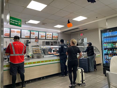 Veggie Delite  at MIA - Subway - Concourse H in Miami