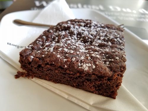 vegan brownie  at Blueorange Coffee and Bagel - Margaretenstrasse in Vienna