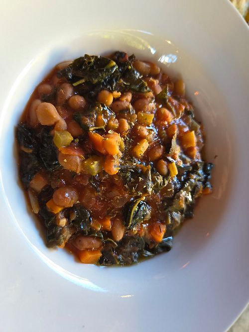 Ribollita Tuscan stew at Bosco Pizzeria in England