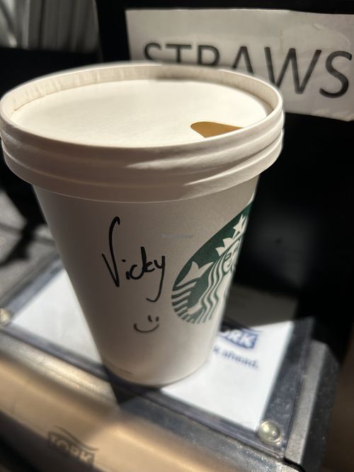 Tiramisu Latte vegan small 6,60€  at Starbucks in Bruxelles