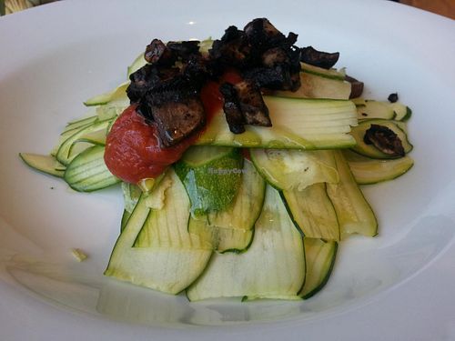 lasagna at Simply Raw in Santa Monica