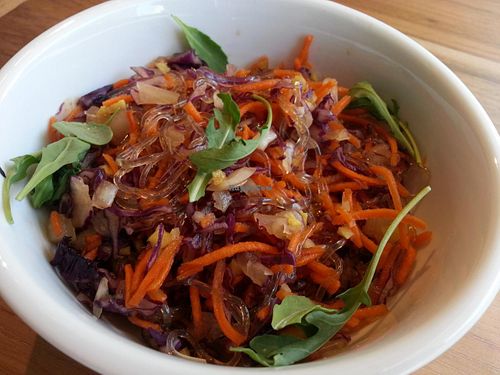 kelp noodles at Simply Raw in Santa Monica