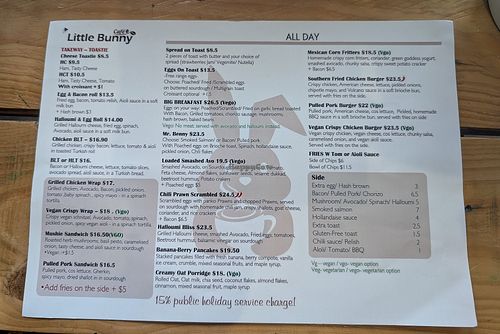  at Little Bunny Cafe in Kensington