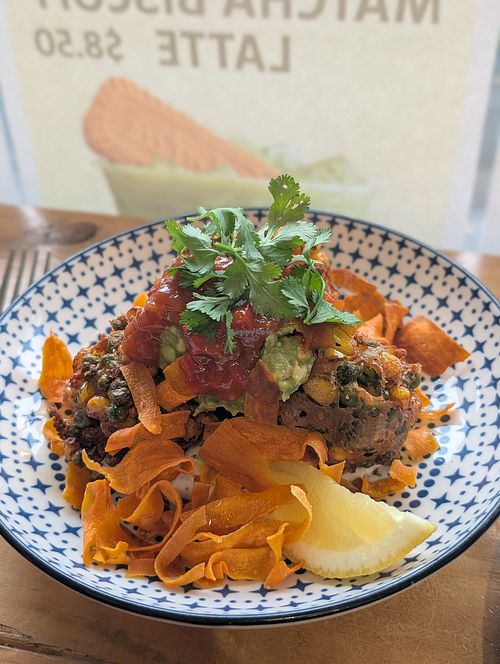 Mexican corn fritters at Little Bunny Cafe in Kensington