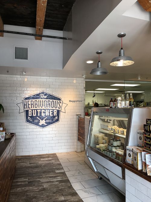 "Cheese" case on the right at The Herbivorous Butcher in Minneapolis